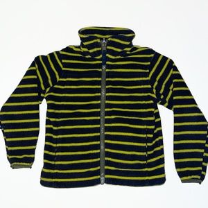 Lands' End | Striped Kids Fleece Full Zip Jacket‎ | 2T